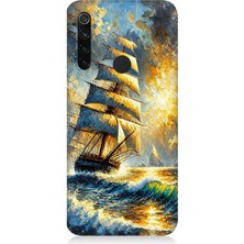 Xiaomi Redmi Note 8 Uyumlu Alevde Yelkenli Gücü  Desenli Silikon Kılıf