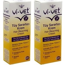 Vi-Vet Vivet Tüy Sarartıcı Krem 70ML 35 ml x 2 Adet