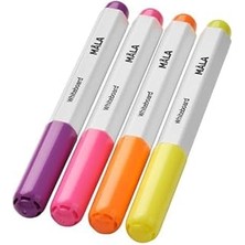 4lü Yazı Tahtası Kalemi Meridyendukkan Çeşitli Renkler Eğitici Gereçler 4kalem