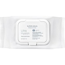 Hyalüronik Asitli, Yağ Bazlı Makyaj Temizleme Mendili Super Aqua Ultra Hyalron Cleansing Oil