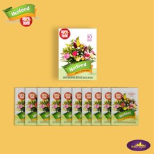 Agrofeed Saksı Gübresi - Süs Bitkisi Besini 10'lu Paket, Çiçek ve Bitki Besini 