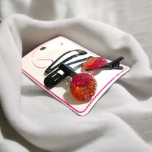 Renkli Taşlı Mini Çocuk Saç Toka Seti
