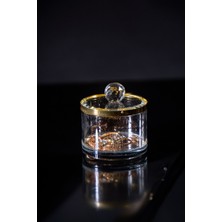 El Yapımı Lüks Cam Takı ve Yüzük Kutusu, Şık Dekoratif Tasarım, 1 Adet