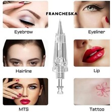 Lenazma Cosmetics 4 Adet Kalıcı Makyaj Cihazı Dr Pen 3RL MYM - M5 - M6 - M7 Uyumlu Dr Pen İğne