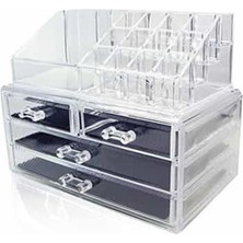 Beyaz 4 Çekmeceli Pratik Kozmetik Organizeri, Şık ve Fonksiyonel Depolama Çözümü