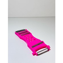 Meyve Soyacağı Sebze Soyacağı Dilimleyici Çok Amaçlı Rende - Pembe