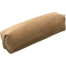 Sütlü Kahve Renkli Süet Kumaş Takı Yastığı, 20 Cm, Rulo, Şık ve Kullanışlı