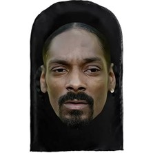 Ceymstech 3D Komik Elyaf File Çorap Maske Ünlü Serisi Parti Simülasyon Tam Yüz Maskesi Snoop Dogg
