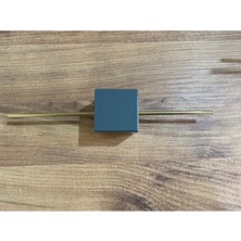 Gri Küp Takı Askısı, Duvara Asılabilir, Şık ve Pratik Takı Organizer