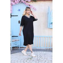 Battal Oysho Modal Kumaş Şeritli Yumuşak Dokulu 3xl 6xl