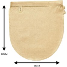 Çok Amaçlı Süzme Kesesi - Süt Bezi - Yoğurt - Peynir - Sebze - Süzme Torbası - (M Beden 25X30 Cm)