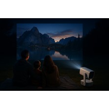 Glr K2 Full Hd LED Projektör 250 Ansı Lümen – Taşınabilir Ev Sinema Cihazı (120” Ekran Desteği)