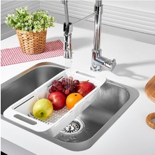 Withdraw Ayarlanabilir Lavabo Süzgeci Akrobat Süzme Istasyonu Süzgeç