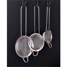 Baysa 3'lü Süzgeç Seti Paslanmaz Metal 16-18-20