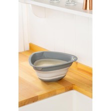 Tidy Rice Yeşil Gri Katlanabilir Pirinç Süzgeci