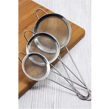 3’lü Set Metal Süzgeç Seti