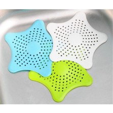 Yıldız Şeklinde Vantuzlu Lavabo ve Küvet Tıkacı Süzgeç