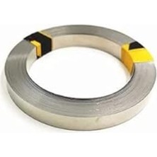 Nikel Kaplama Şerit 7mm x 0.20MM 5 Metre Pil Punta Için
