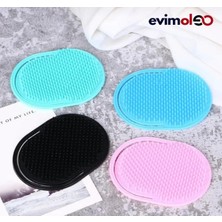 Evimol Ele Geçmeli Yıkama Tarağı Banyo Saç Masaj Taşınabilir Berber Cep Tarak & Kedi Köpek Masaj Tarak
