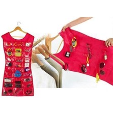 Sevimli Pembe Elbise Şeklinde Takı Organizeri, Düzenli Saklama Için Ideal