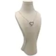 Krem Renkli Sardunya Kumaş Takı Sergileme Mankeni 28 Boy