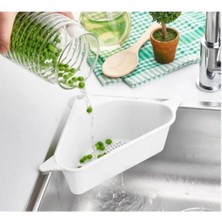 Vantuzlu Süzgeçli Lavabo Içi Meyve Sebze Pirinç Yıkama Süzgeci Çöp Süzgeci Düzenleyic