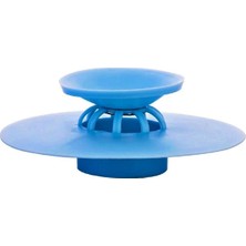 2 Kademeli Dokunmatik Lavabo Tıkacı Silikon Lavabo Gider Tıpası