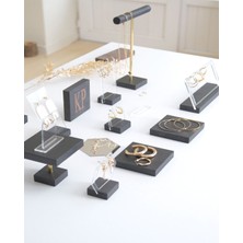 Şık Siyah 19 Parça Takı Organizer Seti, Kolye, Bileklik, Küpe, Yüzük Saklama Kutusu