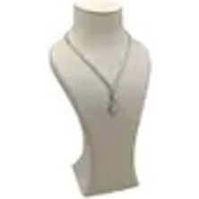 Krem Renkli 31 cm Takı Sergileme Manekeni, Şık ve Kullanışlı Tasarım