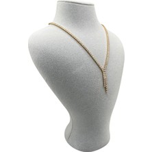 Süet Kumaş Gri Takım Kolye Sergileme Mankeni 29/22 Cm, Yerli Üretim