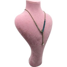 Yerli Üretim Süet Kumaş Takı Sergileme Mankeni, Pembe, 22 Cm, 42 cm