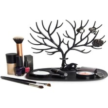 Turuncu Geyik Tasarımlı Takı ve Mücevher Standı, Şık ve Kullanışlı Aksesuar Düzenleyici