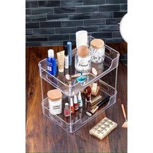 Iki Katlı Renkli Organizer, Ofis ve Banyo Için Çok Fonksiyonlu Düzenleyici