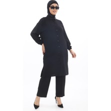 Kadın Pantolonlu Ikili Tunik Takım
