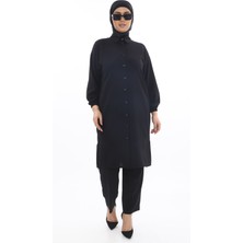 Kadın Pantolonlu Ikili Tunik Takım