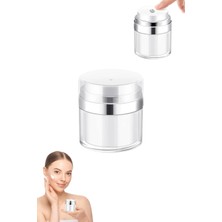 Şeffaf Çok Amaçlı Krem Saklama Kabı, Seyahat ve Günlük Kullanım Için Havalı Kutu