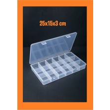 18 Bölmeli Takı Organizeri, Bej, Düzenli ve Şık Saklama Çözümü