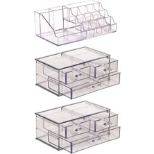 5 Katlı 6 Çekmeceli Çok Amaçlı Makyaj ve Takı Organizeri