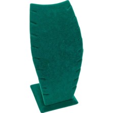 Orta Yeşil Çoklu Kolye Sergileme Mankeni, Hayalet Tasarımlı Kolye Çekim Mankeni