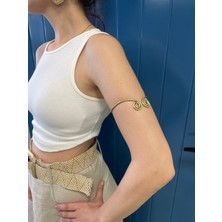 Saf Pirinç Pazu Bilekliği Armcuff