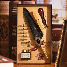 Mr Tüylü Divit Hokka Set Dolma Kalem Kaligrafi Kalemi Ofis,sevgili,öğretmenler Günü,yılbaşı Hediye