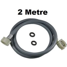 FullYedek 2 Metre Çamaşır Makinesi Temiz Su Hortumu , Uyumlu Marka Arçelik Beko Vestel Regal Profilo Bosch