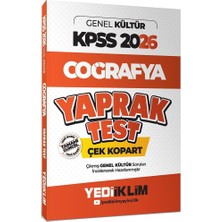 Yediiklim 2026 Kpss Coğrafya Yaprak Test