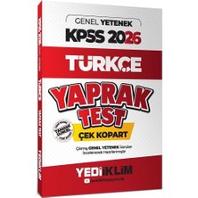 Yediiklim 2026 Kpss Türkçe Yaprak Test