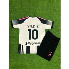 Juventus 2025/26 Yeni Sezon Kenan Yıldız Iç Saha Çocuk Forması (Yeni)
