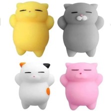1 Adet Hayvan Sukuşi Sevimli Stress Çocuk Okul Hediye Squishy  Oyuncak, Tembel Kedi