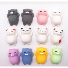 1 Adet Hayvan Sukuşi Sevimli Stress Çocuk Okul Hediye Squishy  Oyuncak, Tembel Kedi