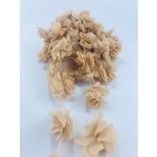 Vizon Lazer Kesim Tül Çiçek, Şık ve Zarif Dekoratif Detay, 1 Top