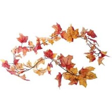 Yapay Sarmaşık Sonbahar, Maple, 180 Cm, Bej, Dekoratif ve Şık Hediye Seçeneği