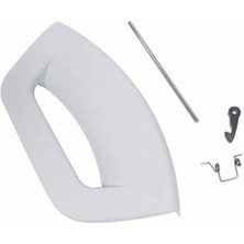 FullYedek Indesit Kapak Mandal Çamaşır Makinesi Kapı Mandalı Tutamak Beyaz Renk